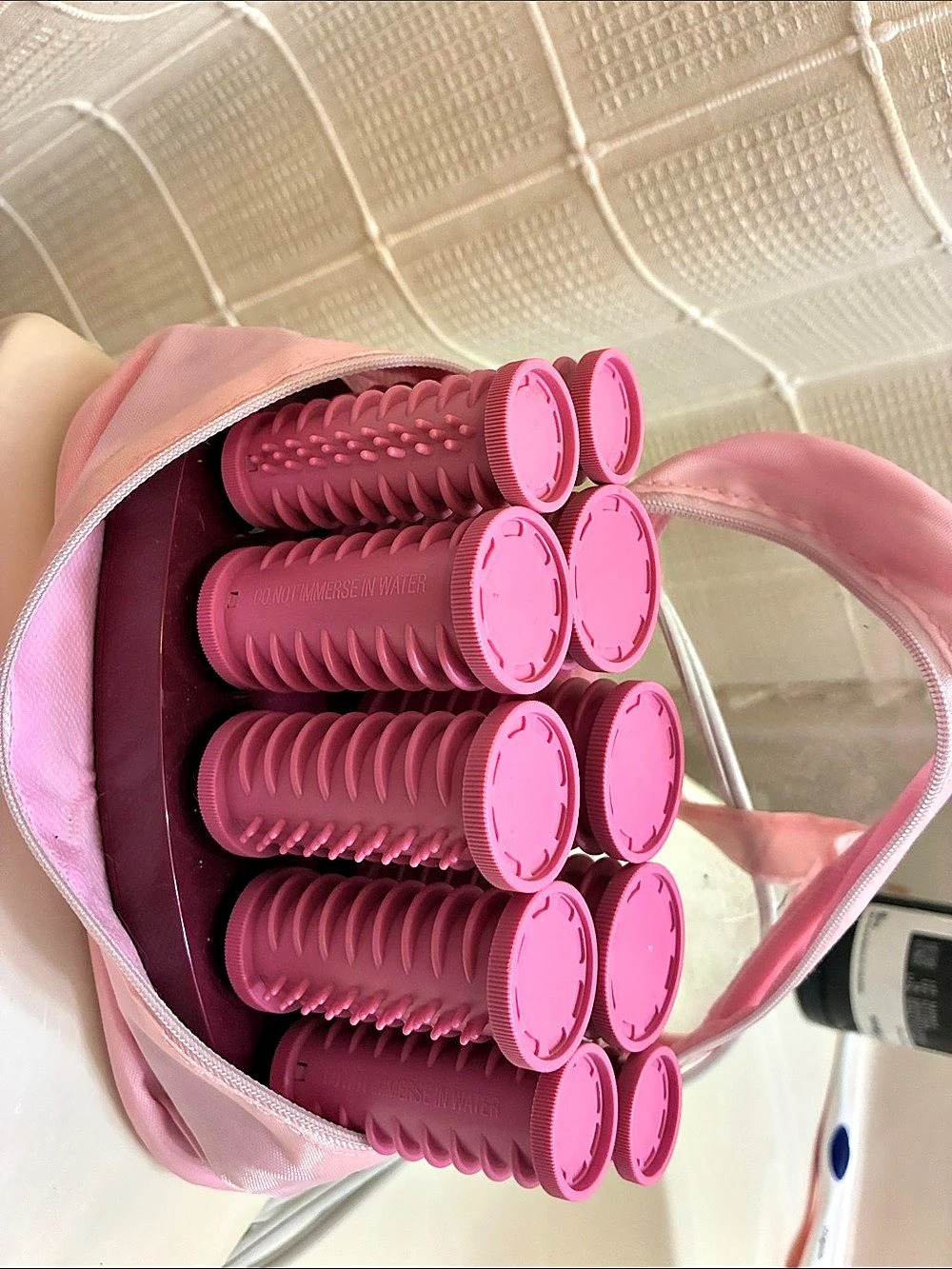 Conair Curls on the Go Instant Heat Compact Hot Rollers Pink